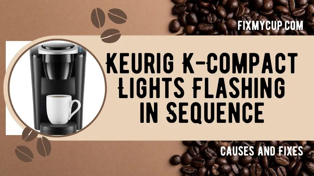 Keurig K-Compact Lights Flashing in Sequence